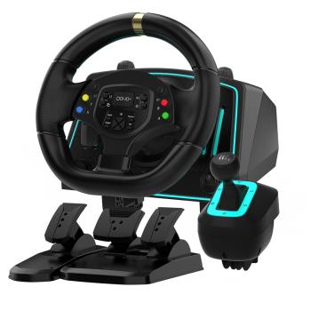 科騰G30遊戲方向盤 1080度賽車遊戲模擬器 相容PC/PS3/switch/And