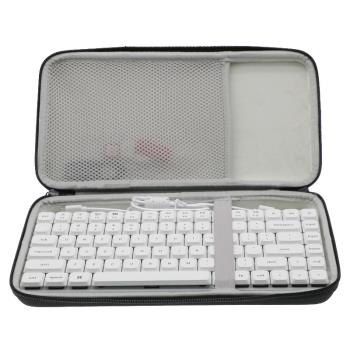 適用 KeychronK3 Pro機械鍵盤收納包 便攜式手提保護盒硬殼套防壓