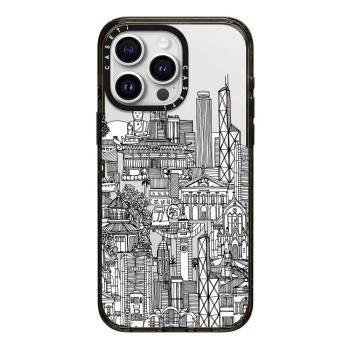 CASETI 香港樓宇印花 magsafe磁吸手機殼適用蘋果iPhone16/15/14/13/Plus/Pro/Max百搭防摔磁吸手機保護殼