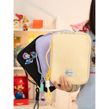 可愛15寸電腦純色平板iPad保護套11寸收納內膽包防摔簡約手提包女