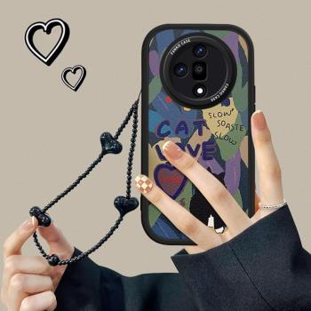 適用oppofindx7手機保護殼高階感可愛OppO全包防摔findx7pro保護套矽膠x7ultra新款男女情侶por曲屏ins的彩色