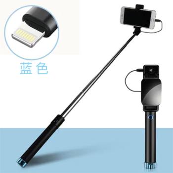 手機自拍桿通用型 適用安卓有線手持迷你線控支架 老式自拍桿老款