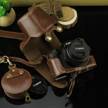 適用佳能EOS M6 II M10 M3 M200 200D M50二代微單相機包皮套揹包