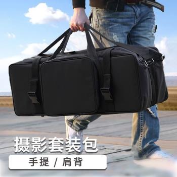攝影燈套裝包 紅頭燈影視閃光燈外怕便攜牛津收納包防水耐磨隔斷