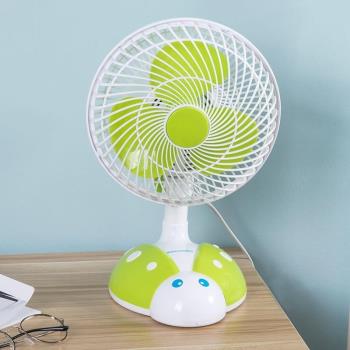 小型風扇學生床h上寢室自動搖頭小風扇迷你辦公室桌面電風扇音靜