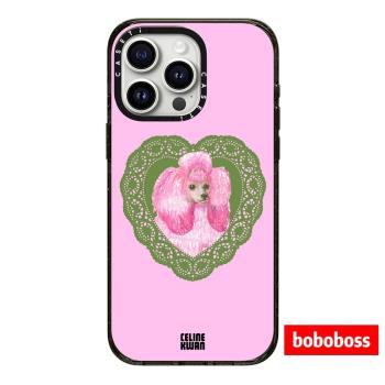 CASE源廠！CELINE KWAN聯名系列 粉色貴賓犬 magsafe磁吸適用於iPhone16/15/14/Plus/Pro/Max防摔手機保護殼
