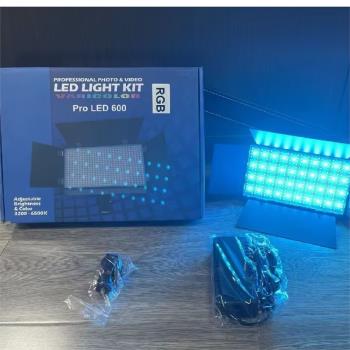 LED-U600/800攝像補光燈RGB彩色新品燈美顏婚慶拍攝戶外平板打光