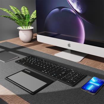 折疊鍵盤新款適用於ipad平板MAC筆記本電腦帶數字小鍵盤藍牙鍵盤商務三折迷你便攜超薄靜音蘋果小米手機外接