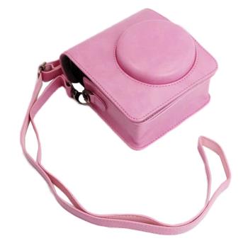 適用富士instax mini40相機包復古皮套MINI40 mini90單肩斜挎可愛