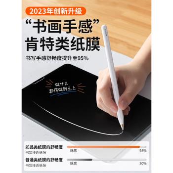 ipad類紙膜2023新款2022可拆卸pro11磁吸式air5/4適用蘋果2021紙質第10代10.9寸2平板mini6磨砂9.7高畫質貼膜