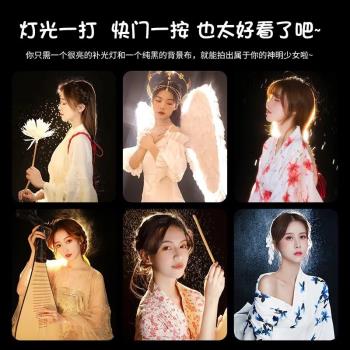 LED金屬燈泡補光燈攝影燈架攝影燈柔光箱柔光燈新品蘑菇燈