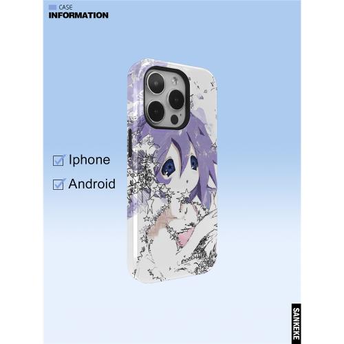 三殼殼原創小眾高級韓國涂層菲林二合一手機保護殼適用于蘋果15promax/plus/14/13/12/11/五角星元素手機殼