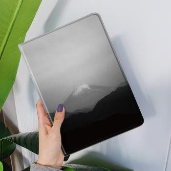 適用中國風黑白山峰新款適用iPad Pro11英寸保護套air410.9寸第9代蘋果ipad10.2AIR310.5mini1平板殼筆槽迷你