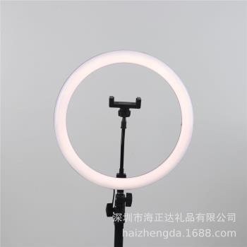 20釐米(8英寸)網紅手機新品補光燈美顏燈led環形燈主播拍照柔光燈