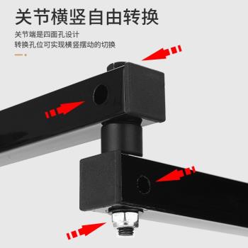 手機平板電腦支架微阻力拉伸懶人掛墻懸臂隱藏折疊支架金屬壁掛