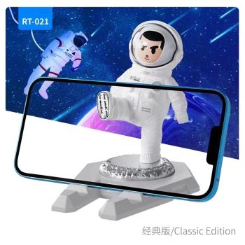 宇航員手機支架桌面裝飾太空人辦公室擺件創意家居好物公仔擺件