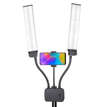 LED攝影燈紋眉美容美甲珠寶新品燈拍照美顏雙臂補光燈主播攝影燈