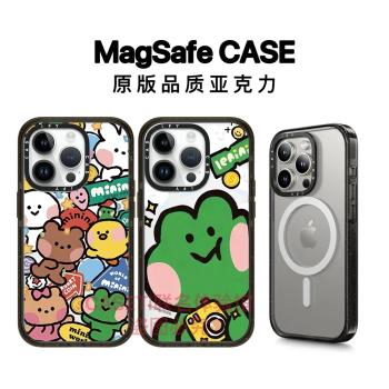 CASETi聯名FRIENDS minini遊園會青蛙iPhone15Promax手機殼適用於蘋果16pro個性亞克力MagSafeafe磁吸12防摔