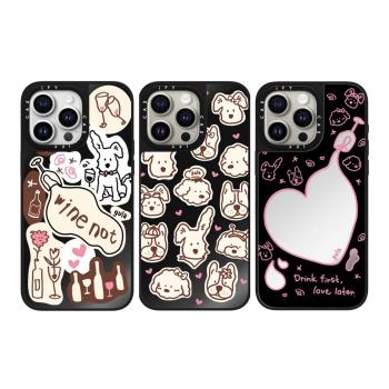 CASETi藝術家聯名gula獨處時光iPhone15Promax手機殼適用於蘋果16創意MagSafe磁吸微醺日記13鏡面12PM保護套