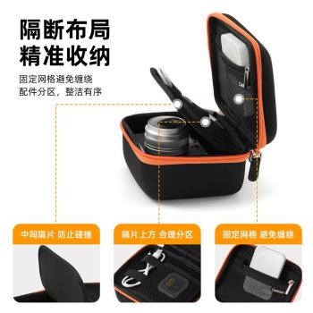 拍立得相機包便攜收納包小型微單專用相機包硬殼保護迷你配件包防水防刮防磕碰數碼包適用於富士拍立得mini12