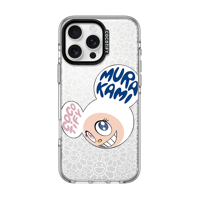 蘋果手機殼CASETi聯名村上隆太陽花適用于iPhone16ProMax鏡面