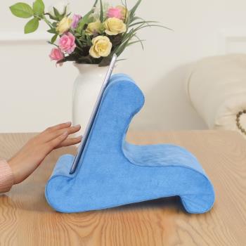 跨境平板支架枕頭手機支架桌面u靠墊閱讀枕pillow pad多角度軟枕
