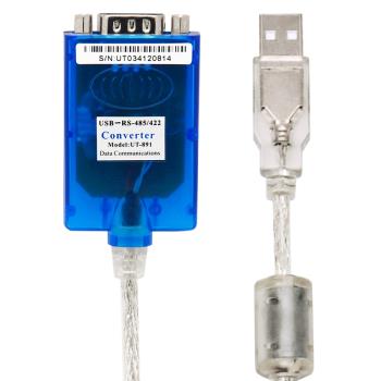 宇泰usb轉rs485/422串列埠線雙向轉換USB轉485串列埠轉換器ut-891