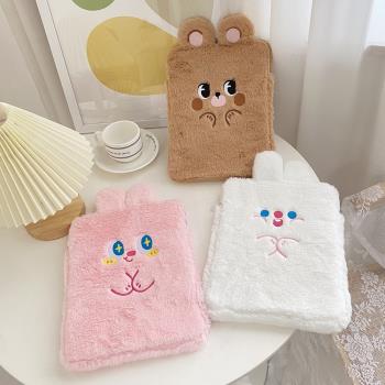 新品冬季新款毛絨ipad平板收納包卡通小兔11寸10.5寸平板電腦包女