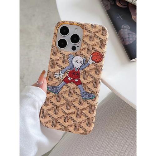 16+新款個性蘋果16proMAX狗牙手機殼14max適用iPhone15promax保護套防摔12p皮質13pro戈雅16plus暴力熊潮牌15