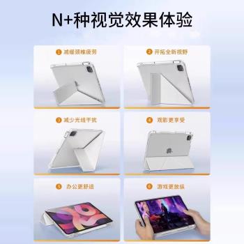 適用ipadmini6保護套新款蘋果A2567透明亞克力迷你6帶筆槽硬殼iPad Mini6 8.3英寸全包防摔防彎平板保護殼