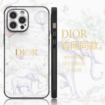 大牌奢華D家藝術適用iPhone16Promax手機殼皮質蘋果15Pro高階感13Pro防摔14Promax全包15Promax女款12pro輕奢