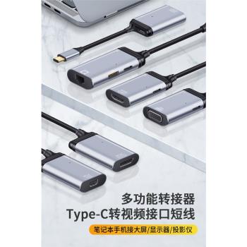景賽typec轉hdmi轉換器dp雷電3手機投屏電視顯示器投影儀千兆網口適用於ipad電腦MacBookair筆記本拓展塢