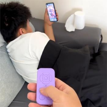 新款充電藍牙遙控器多功能拍照手機錄像視頻抖音小說翻頁神器通用