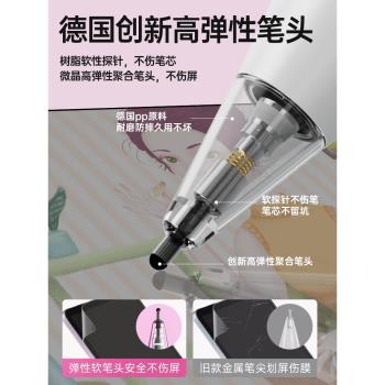 如晶適用applepencil筆尖阻尼二代ipencil針管金屬ipadpencil替換筆頭一代改造耐磨防滑平板類紙膜防滑鋼化膜
