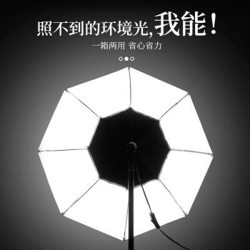 258W全景八角新品補光燈主播用網紅美顏嫩膚柔光箱視頻拍照神器