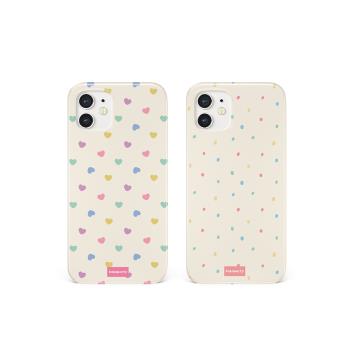 彩色波點適用iPhone16手機殼蘋果15/14/13/12Promax日韓ins風韓國菲林二合一全包防摔保護外套女新款硬殼