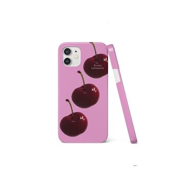 粉櫻桃適用iPhone16手機殼蘋果15/14/13/12Promax日韓ins風韓國菲林二合一全包防摔保護外套女新款硬殼