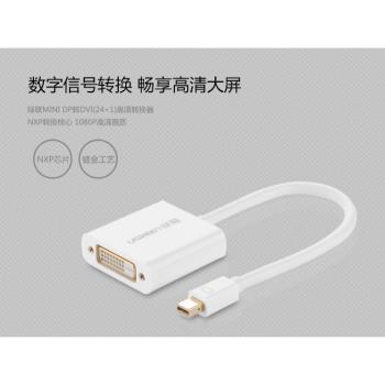 綠聯 mini dp轉DVI displayport轉換線 MIDP 轉DVI 轉換器 10402