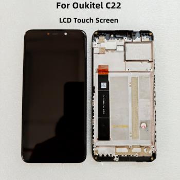 歐奇/Oukitel C22觸控式螢幕C22內外屏顯示液晶屏手機螢幕總成LCD