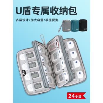 U盾收納包企業網銀公司出納u盤收納大容量多層優盤優盾整理袋手機銀行ukey密碼器K寶盒電子產品保護套