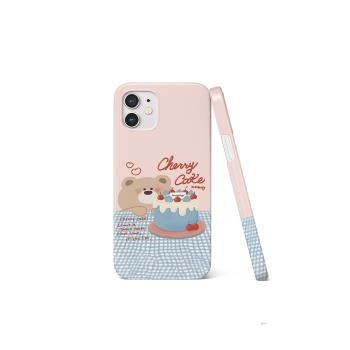 可愛蛋糕小熊適用iPhone16手機殼蘋果15/14/13/12Promax日韓ins風韓國菲林二合一全包防摔保護外套女新款硬殼
