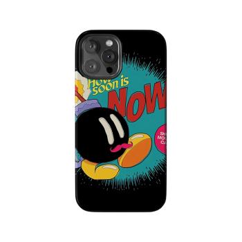 馬裡奧炸彈兵BOB-OMB 美式復古卡通遊戲插畫適用蘋果 iPhone 12/13/14/15/16 Pro Max雙層全包防摔磨砂手機殼
