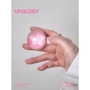Ufology原創流沙蝴蝶磁吸氣囊支架旋轉伸縮折疊貼上創意女小眾