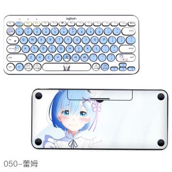 羅技k380鍵盤保護貼紙k480/580無線藍牙鍵盤全包炫彩貼膜Logitech