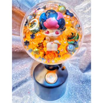 泡泡瑪特dimoo不要糾結小夜燈加濕器擺件創意生日禮物送女生
