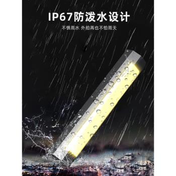 全綵RGB光繪手持led補光燈防水拍照便攜棒燈七彩可調色溫遙控