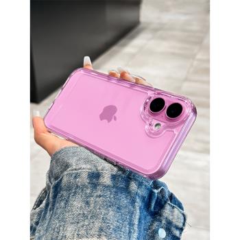 適用蘋果16手機殼新款iphone16promax透明保護套15全包防摔14pro男女款13簡約12高階感11超薄16plus創意矽膠