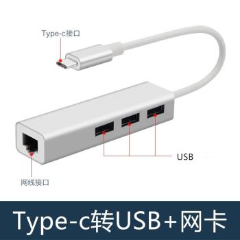 ROG幻16 16英寸筆記本擴展器HDMI轉網線拓展塢網口Type-C轉換器