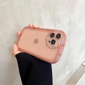 網紅馬卡龍純色適用iPhone16pro手機殼蘋果15pro高階感14promax新款15plus矽膠13透明12pro男女11防摔XS簡約