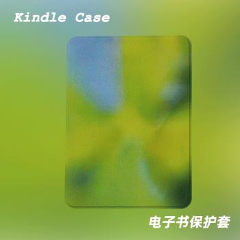 漸變藍綠適用kindle7代電子書保護套kpw123軟殼958全包防摔帶休眠
